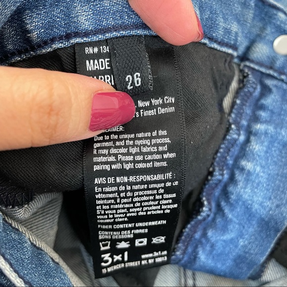 3x1 NYC High Rise Skinny Jeans - Picture 5 of 13